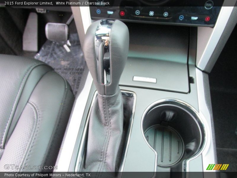 White Platinum / Charcoal Black 2015 Ford Explorer Limited