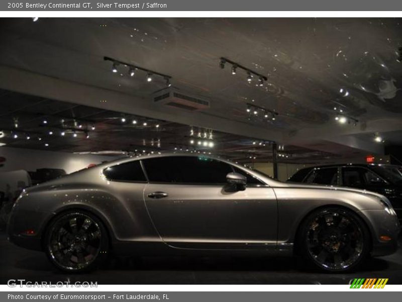 Silver Tempest / Saffron 2005 Bentley Continental GT