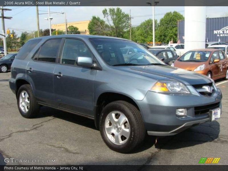 Steel Blue Metallic / Quartz 2006 Acura MDX