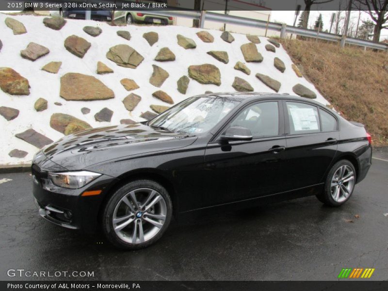 Jet Black / Black 2015 BMW 3 Series 328i xDrive Sedan