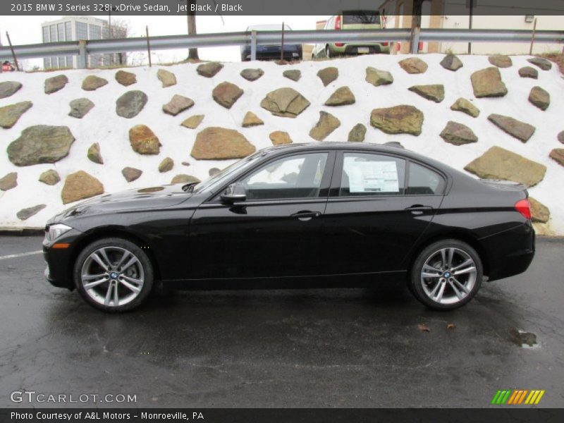 Jet Black / Black 2015 BMW 3 Series 328i xDrive Sedan