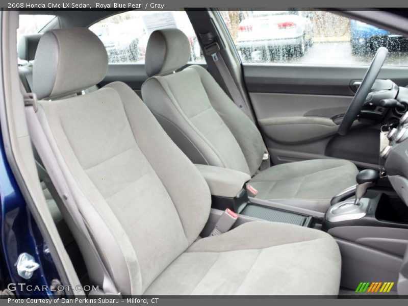 Royal Blue Pearl / Gray 2008 Honda Civic LX Sedan