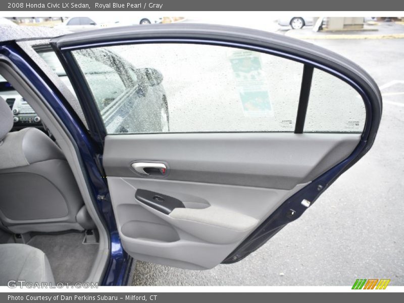 Royal Blue Pearl / Gray 2008 Honda Civic LX Sedan