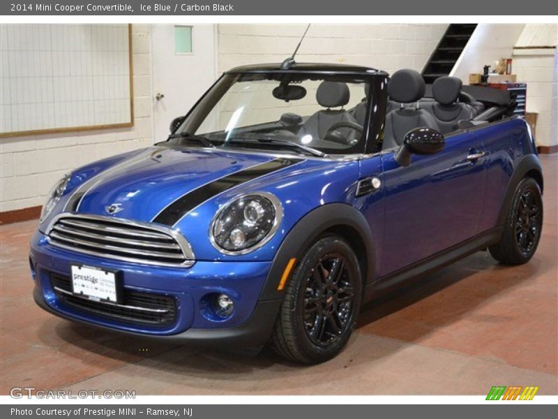 Ice Blue / Carbon Black 2014 Mini Cooper Convertible