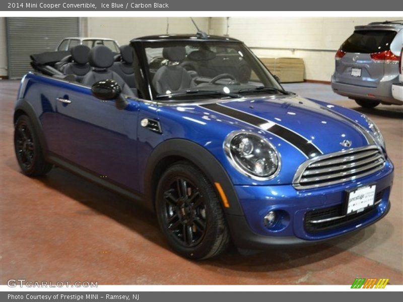 Ice Blue / Carbon Black 2014 Mini Cooper Convertible