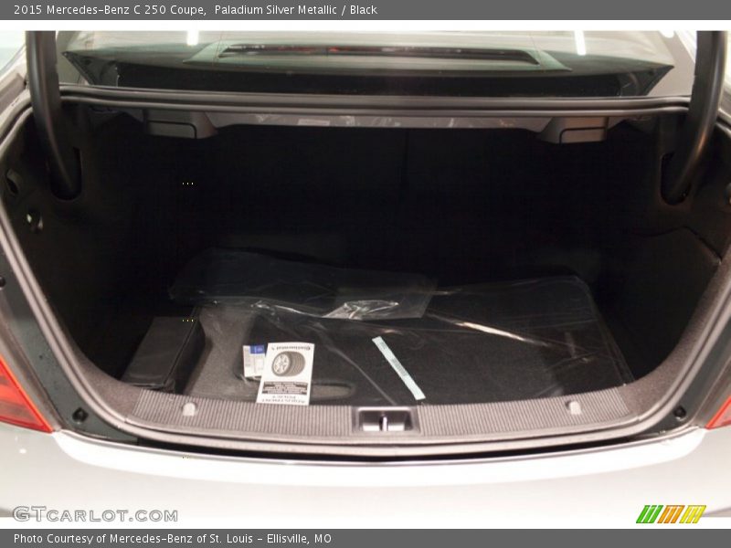 Paladium Silver Metallic / Black 2015 Mercedes-Benz C 250 Coupe