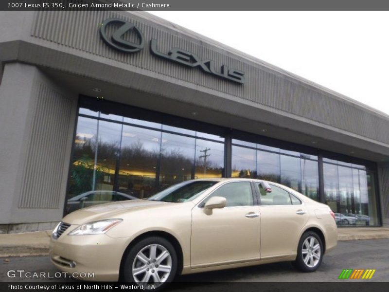 Golden Almond Metallic / Cashmere 2007 Lexus ES 350