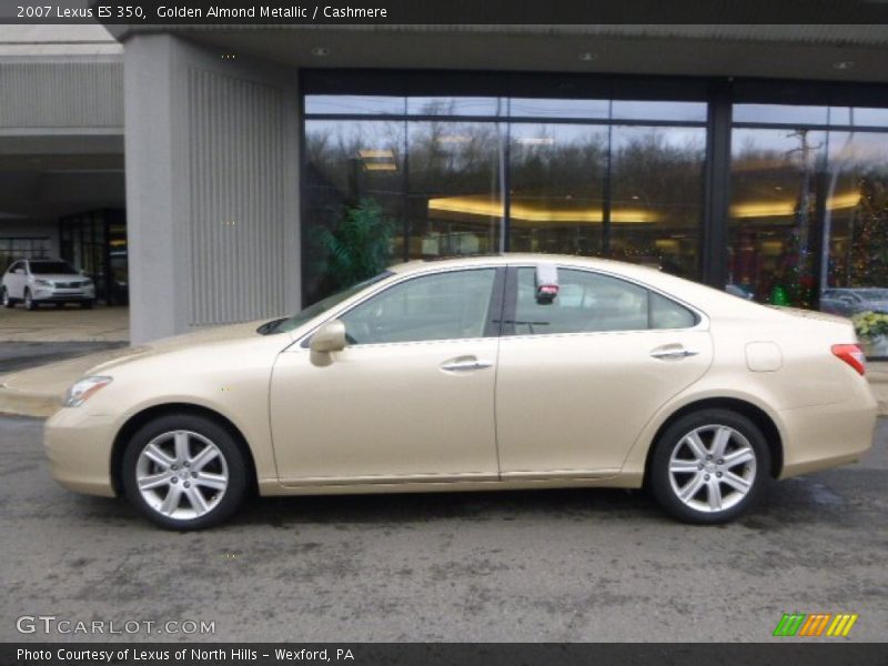 Golden Almond Metallic / Cashmere 2007 Lexus ES 350