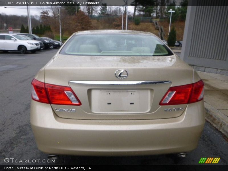 Golden Almond Metallic / Cashmere 2007 Lexus ES 350