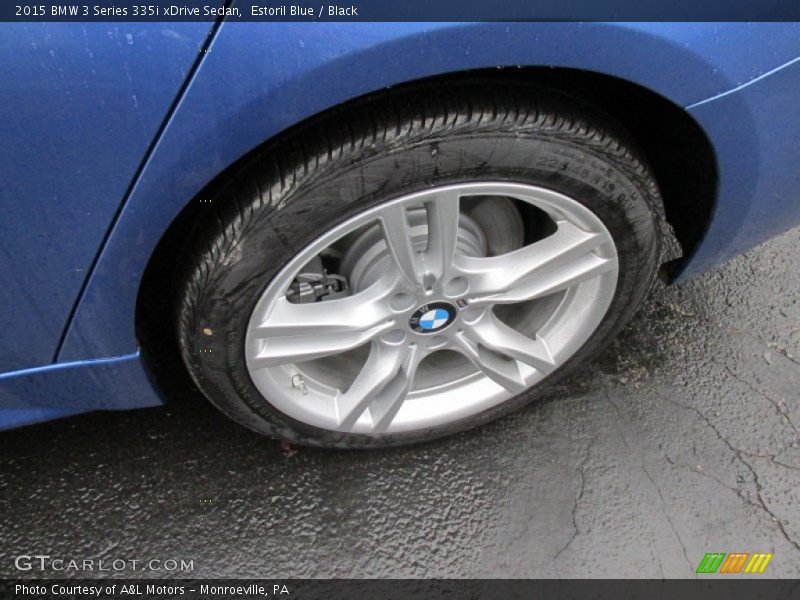 Estoril Blue / Black 2015 BMW 3 Series 335i xDrive Sedan
