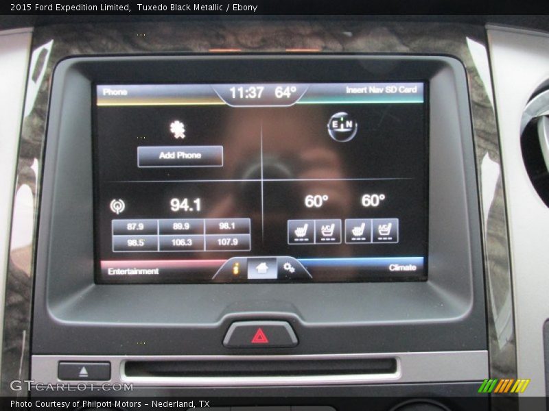 Tuxedo Black Metallic / Ebony 2015 Ford Expedition Limited