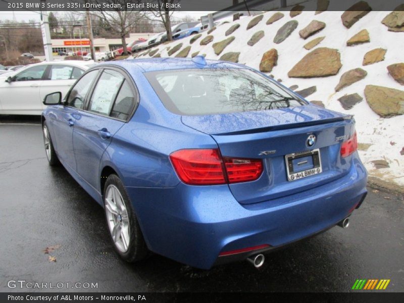 Estoril Blue / Black 2015 BMW 3 Series 335i xDrive Sedan