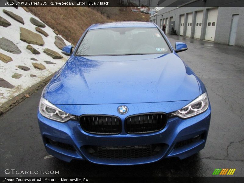 Estoril Blue / Black 2015 BMW 3 Series 335i xDrive Sedan