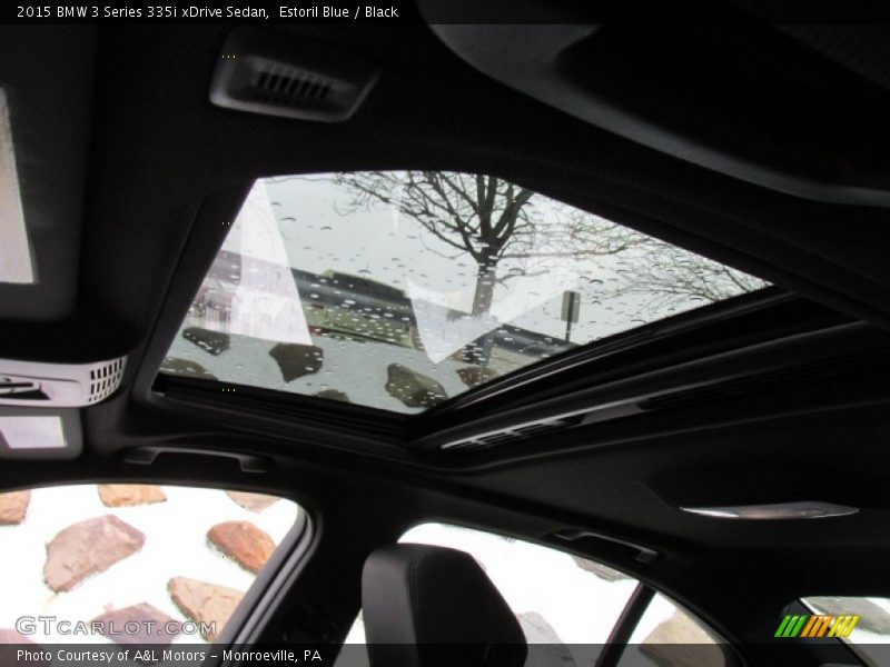 Estoril Blue / Black 2015 BMW 3 Series 335i xDrive Sedan