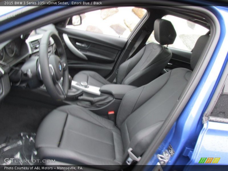 Estoril Blue / Black 2015 BMW 3 Series 335i xDrive Sedan