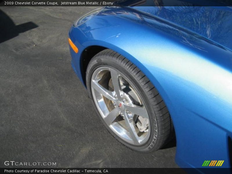 Jetstream Blue Metallic / Ebony 2009 Chevrolet Corvette Coupe