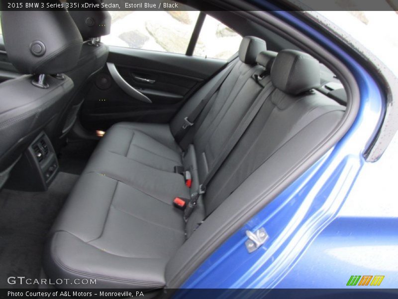 Estoril Blue / Black 2015 BMW 3 Series 335i xDrive Sedan