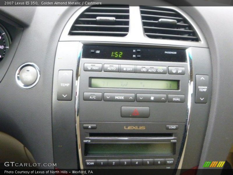 Golden Almond Metallic / Cashmere 2007 Lexus ES 350