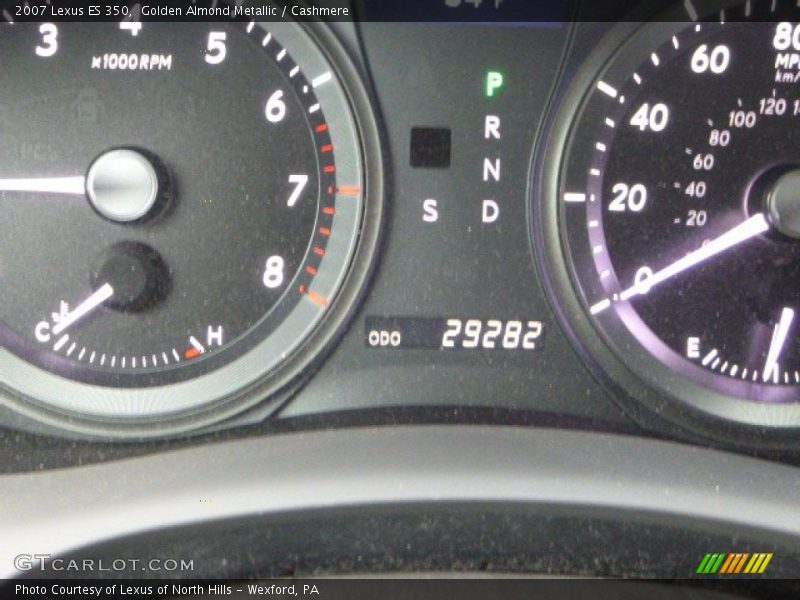 Golden Almond Metallic / Cashmere 2007 Lexus ES 350