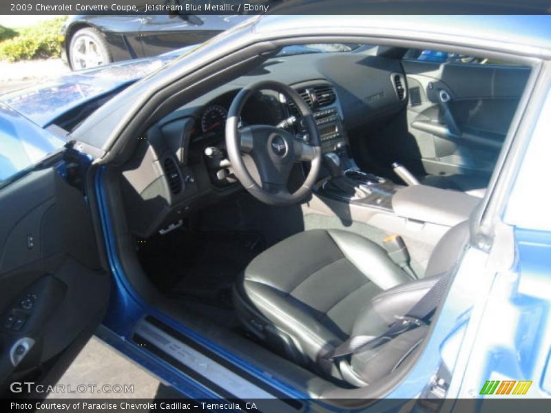 Jetstream Blue Metallic / Ebony 2009 Chevrolet Corvette Coupe