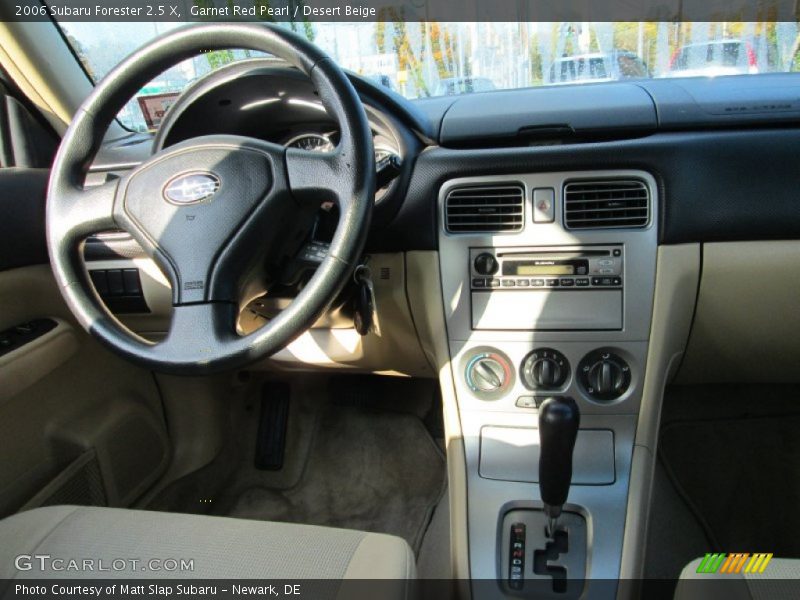Garnet Red Pearl / Desert Beige 2006 Subaru Forester 2.5 X