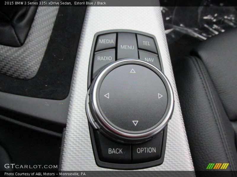 Estoril Blue / Black 2015 BMW 3 Series 335i xDrive Sedan