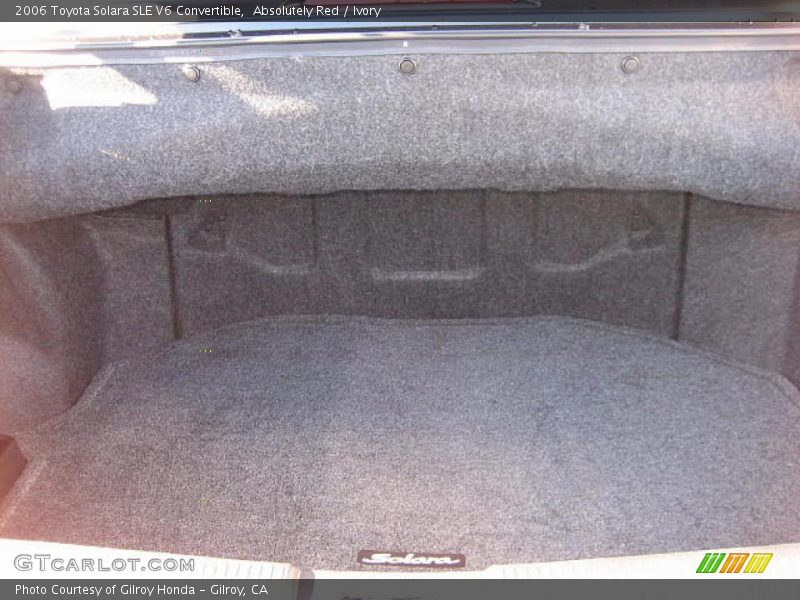 Absolutely Red / Ivory 2006 Toyota Solara SLE V6 Convertible