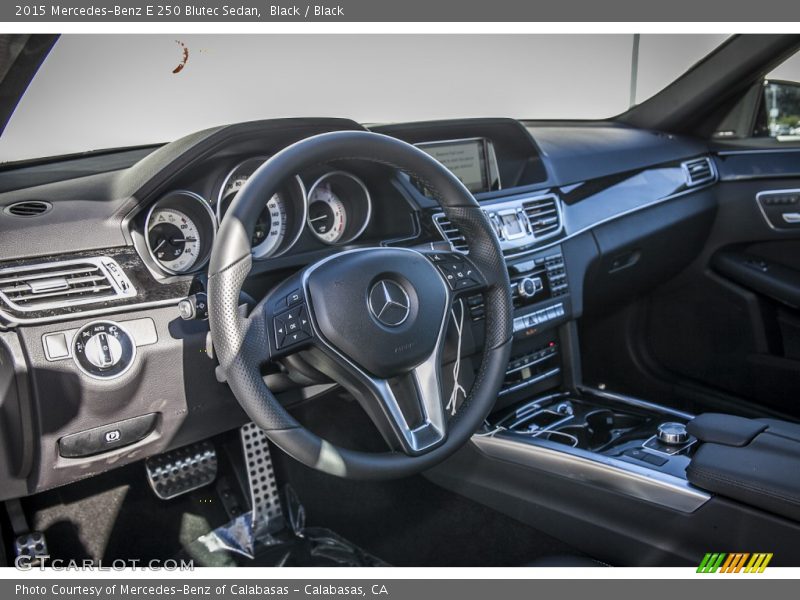 Black / Black 2015 Mercedes-Benz E 250 Blutec Sedan