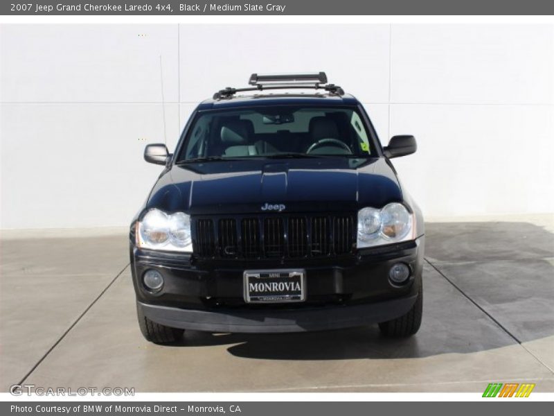 Black / Medium Slate Gray 2007 Jeep Grand Cherokee Laredo 4x4