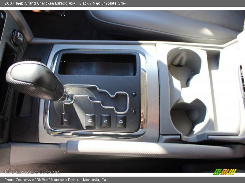 Black / Medium Slate Gray 2007 Jeep Grand Cherokee Laredo 4x4