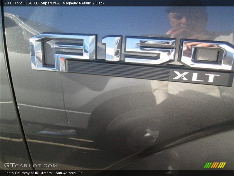 Magnetic Metallic / Black 2015 Ford F150 XLT SuperCrew