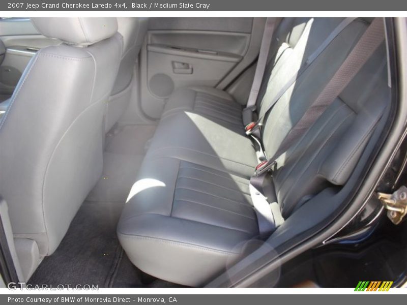 Black / Medium Slate Gray 2007 Jeep Grand Cherokee Laredo 4x4
