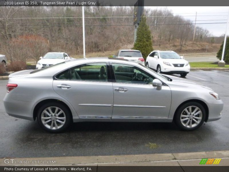 Tungsten Silver Pearl / Light Gray 2010 Lexus ES 350