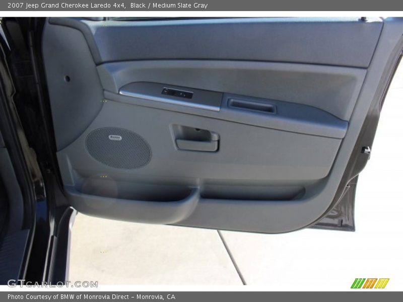 Black / Medium Slate Gray 2007 Jeep Grand Cherokee Laredo 4x4