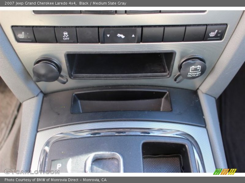 Black / Medium Slate Gray 2007 Jeep Grand Cherokee Laredo 4x4
