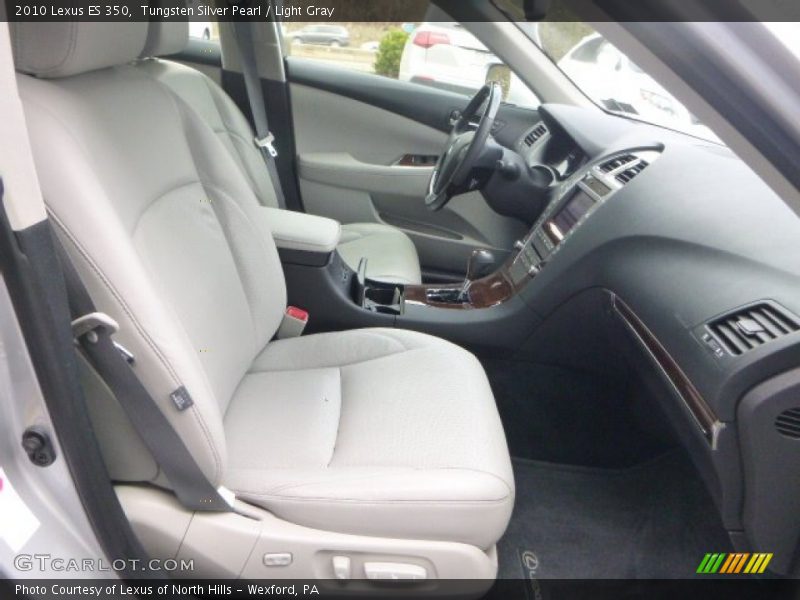 Tungsten Silver Pearl / Light Gray 2010 Lexus ES 350