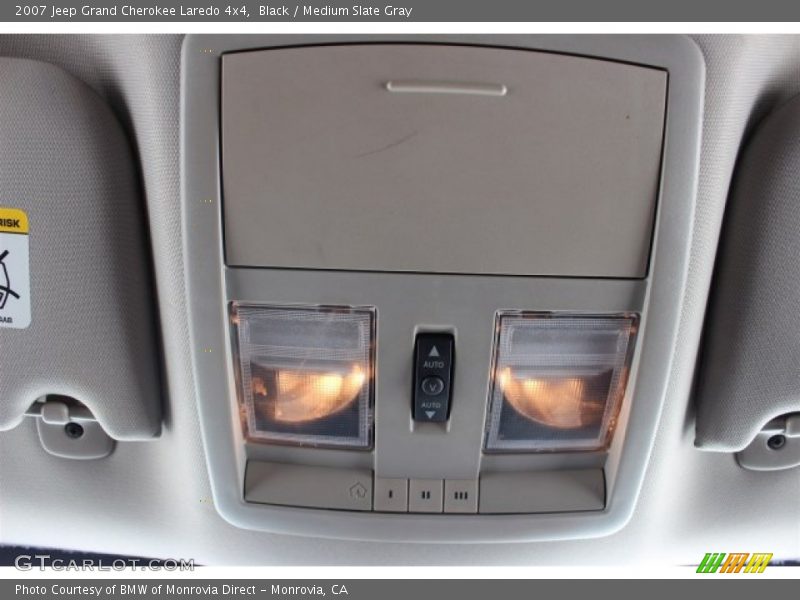 Black / Medium Slate Gray 2007 Jeep Grand Cherokee Laredo 4x4