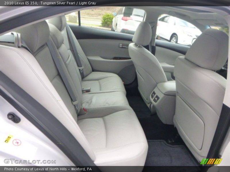 Tungsten Silver Pearl / Light Gray 2010 Lexus ES 350