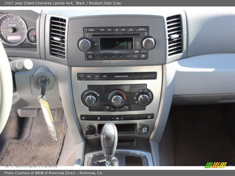 Black / Medium Slate Gray 2007 Jeep Grand Cherokee Laredo 4x4