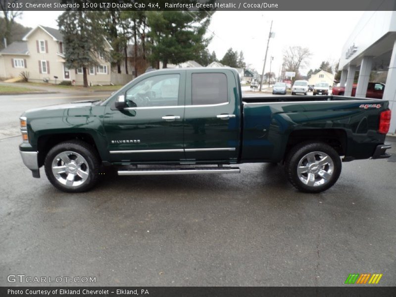  2015 Silverado 1500 LTZ Double Cab 4x4 Rainforest Green Metallic