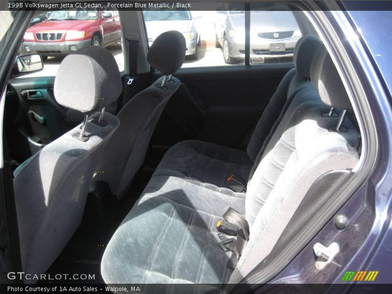 Porcelain Blue Metallic / Black 1998 Volkswagen Jetta GL Sedan