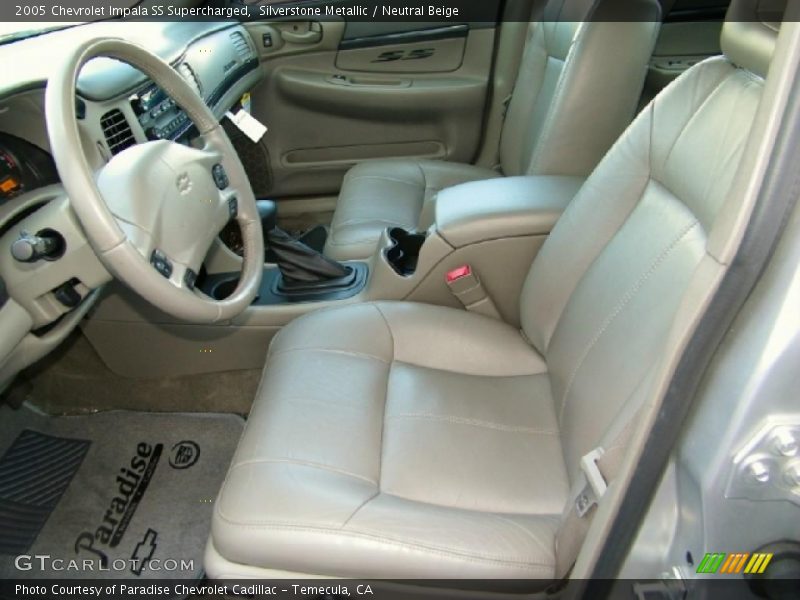 Silverstone Metallic / Neutral Beige 2005 Chevrolet Impala SS Supercharged
