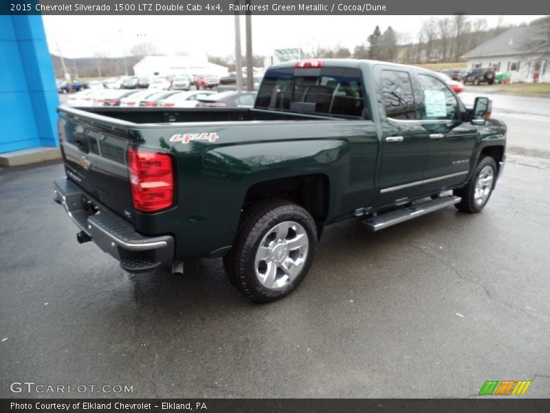  2015 Silverado 1500 LTZ Double Cab 4x4 Rainforest Green Metallic