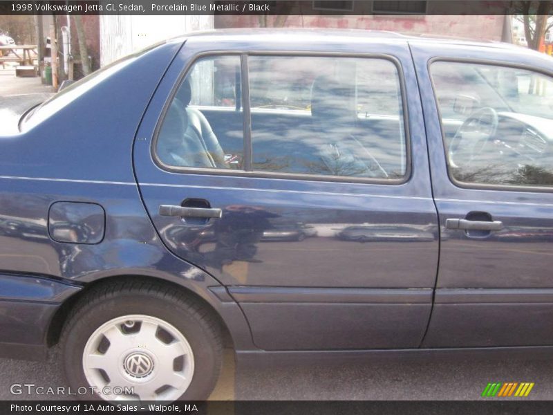Porcelain Blue Metallic / Black 1998 Volkswagen Jetta GL Sedan
