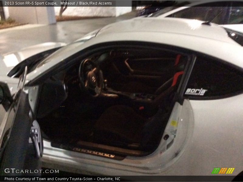 Whiteout / Black/Red Accents 2013 Scion FR-S Sport Coupe