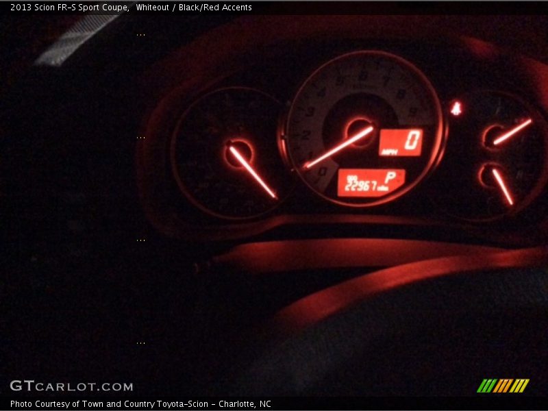 Whiteout / Black/Red Accents 2013 Scion FR-S Sport Coupe