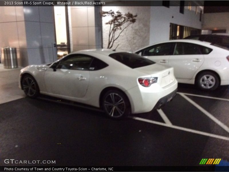 Whiteout / Black/Red Accents 2013 Scion FR-S Sport Coupe