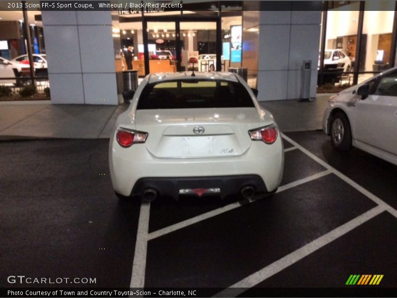 Whiteout / Black/Red Accents 2013 Scion FR-S Sport Coupe