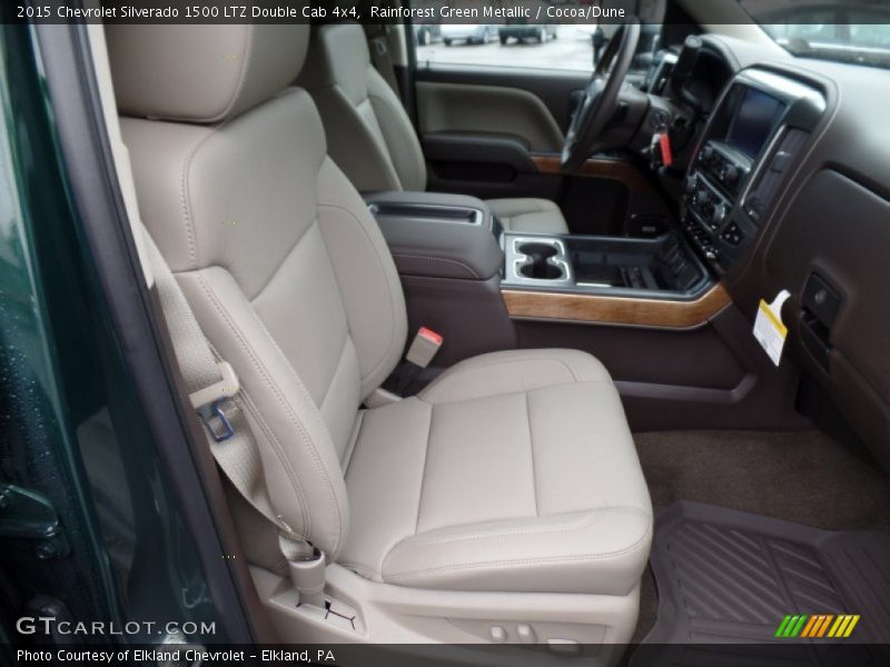 Front Seat of 2015 Silverado 1500 LTZ Double Cab 4x4