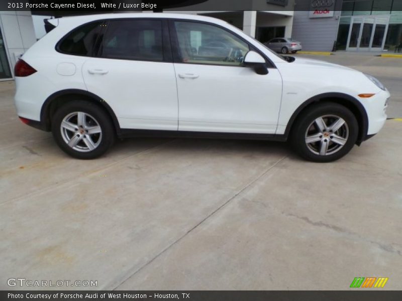 White / Luxor Beige 2013 Porsche Cayenne Diesel